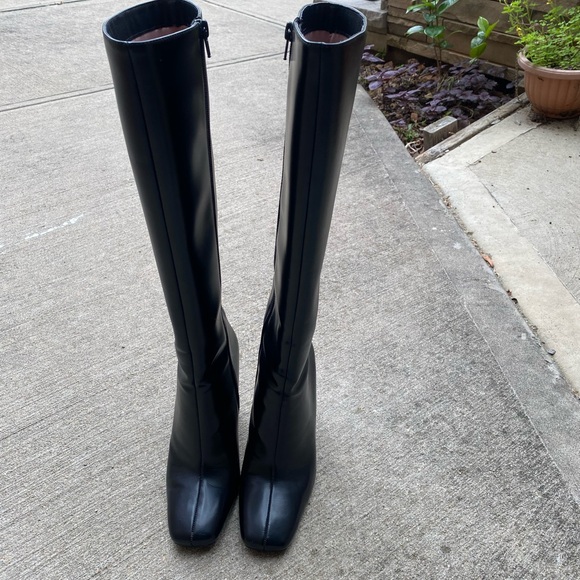 Zara Heeled Knee-High Boots - Picture 4 of 6